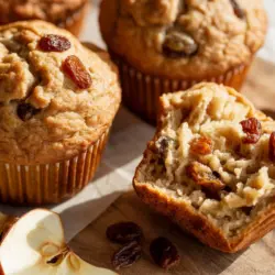 Sourdough Applesauce Muffins recipe card