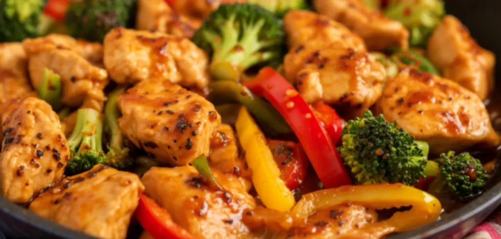 Spicy Chicken & Vegetables Stir Fry