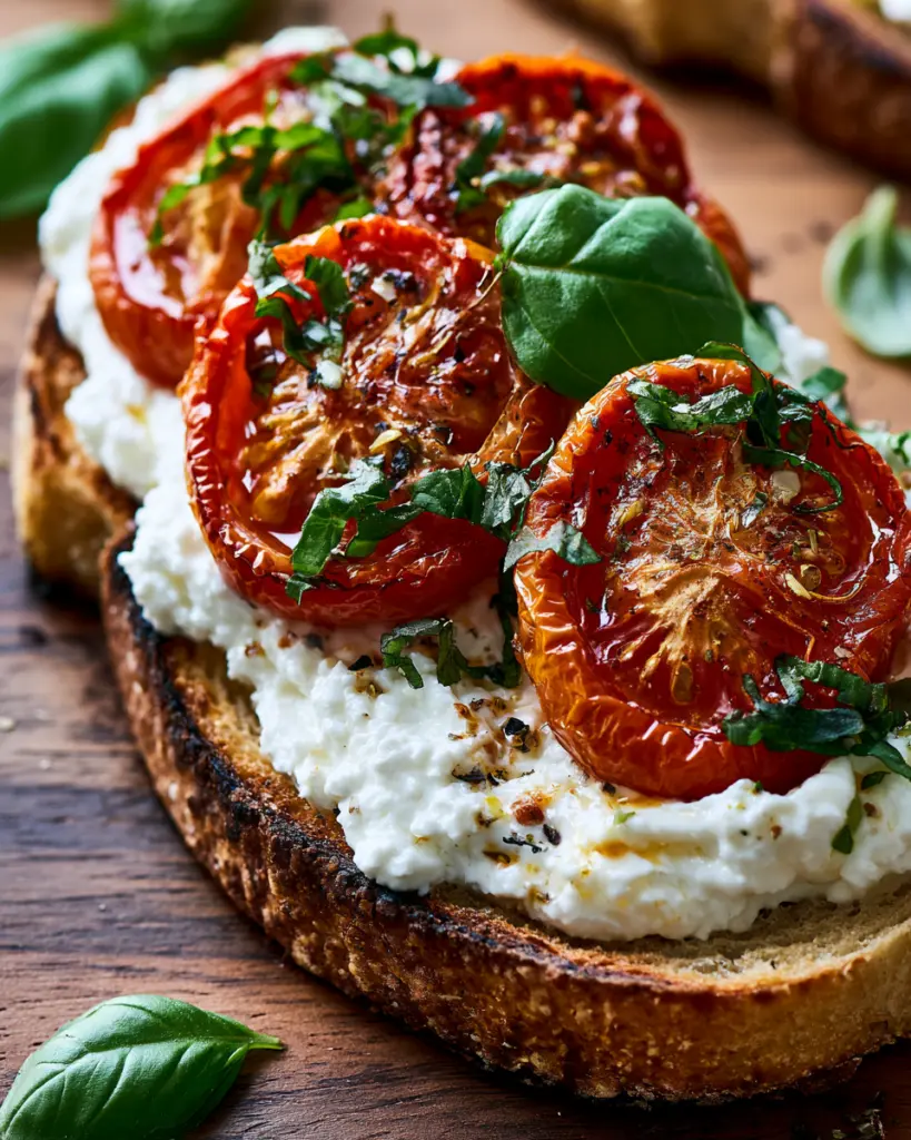 Tomato Basil ToastTomato Basil Toast