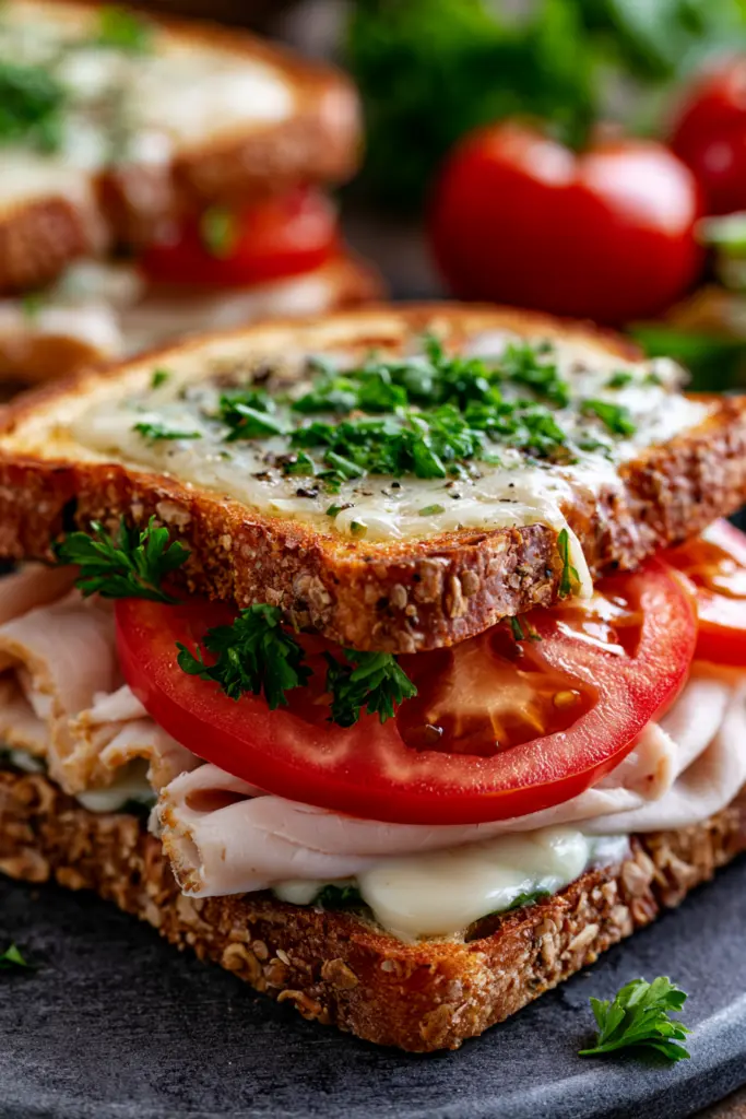 Breakfast Toast – Best 30+ Quick & Easy Ideas 23 Turkey Tomato Toast