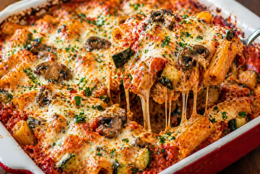 Creamy Baked Rigatoni 10 Vegetarian Baked Rigatoni