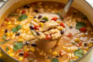 Creamy Chicken Enchilada Soup