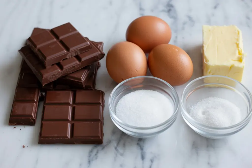 Easy Chocolate Flourless Cake Recipe 4 chocolate flourless cake ingredients