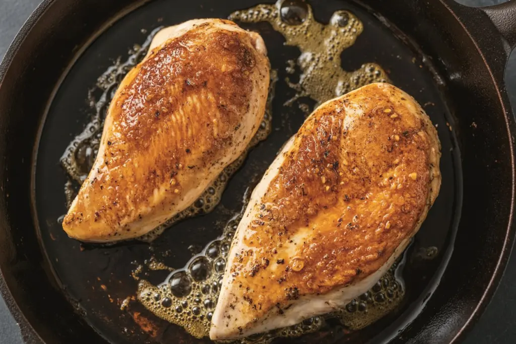 Creamy Chicken and Bacon Pasta Recipe 3 cooking chicken for chicken and bacon pasta