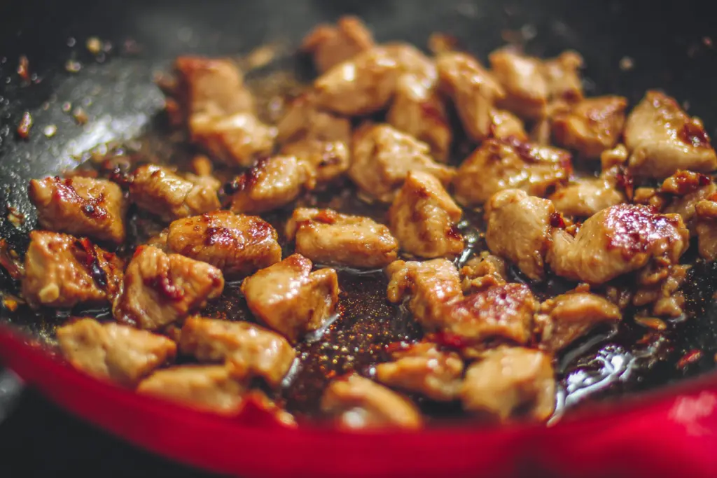 cooking chicken for stir fry