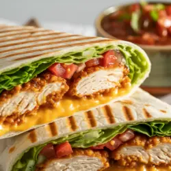 Crispy Chicken Wraps 2 crispy chicken wraps recipe homemade