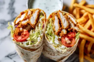 Crispy Chicken Wraps