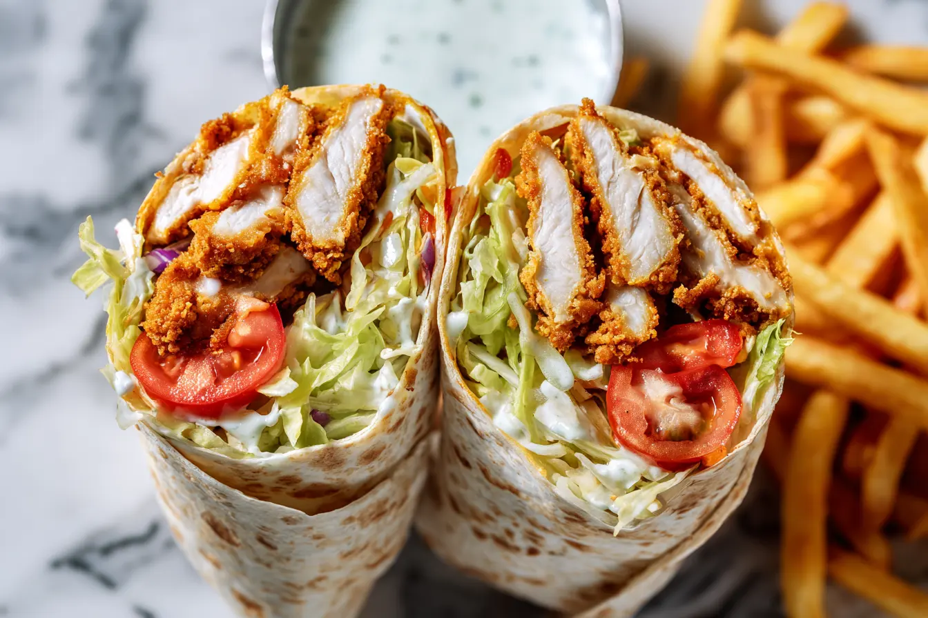 Crispy Chicken Wraps