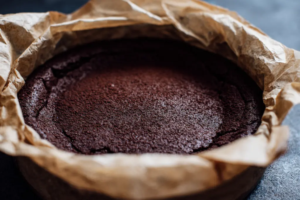 Easy Chocolate Flourless Cake Recipe 7 freshly baked gluten-free chocolate flourless cake