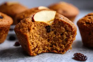 Sourdough Applesauce Muffins