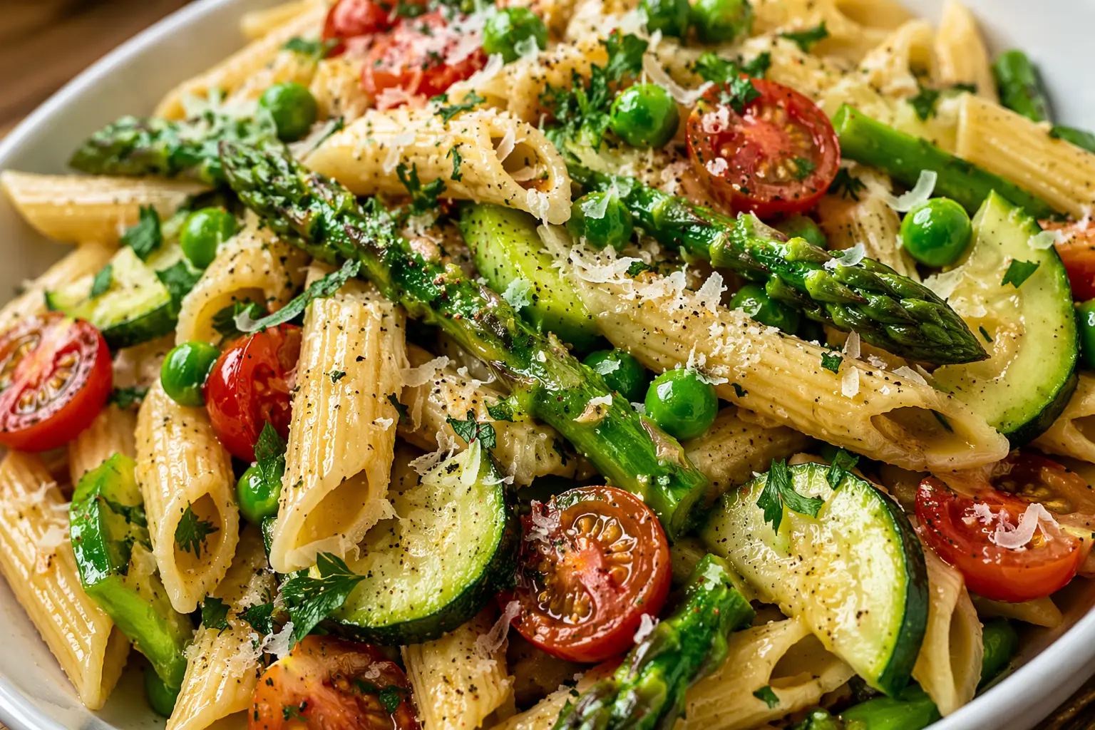 Spring Vegetable Pasta Salad