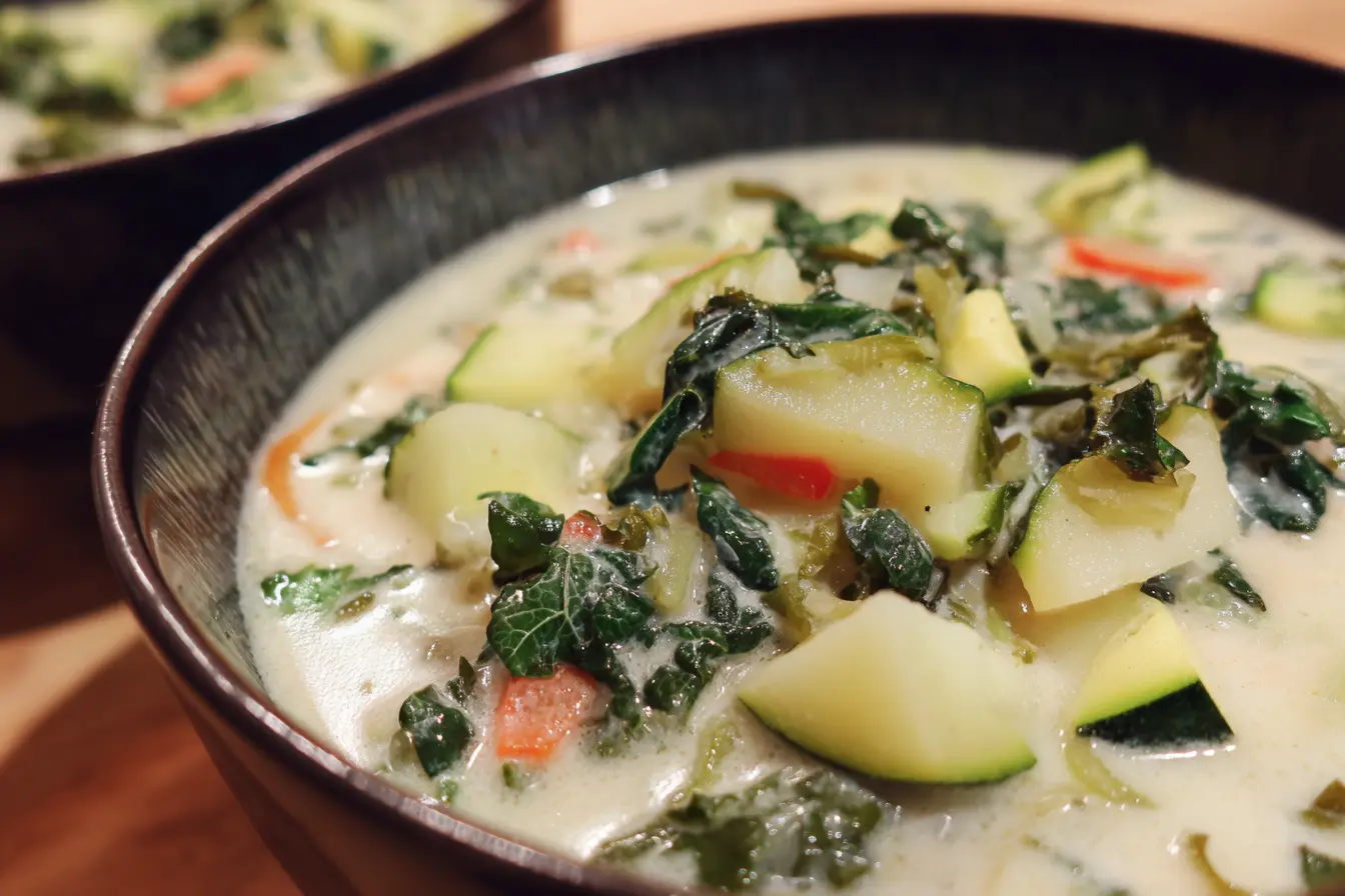 Easy Spring Vegetable Soup Recipe