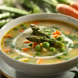 Easy Spring Vegetable Soup Recipe 2 spring vegetable soup recipe card