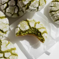 Brown Butter Matcha Cookies recipe card