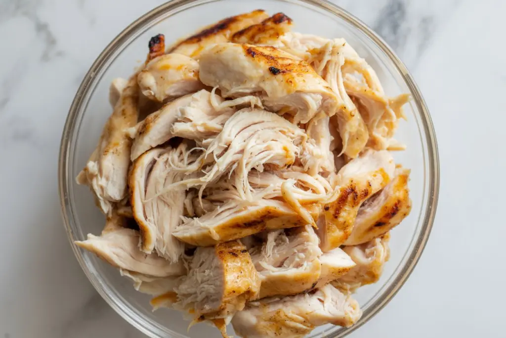 Cooking the Chicken for salad
