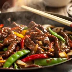 Easy Chinese Beef Stir Fry Recipe 8 Easy Chinese Beef Stir Fry recipe card
