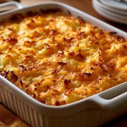 Easy Sourdough Hash Brown Casserole recipe card