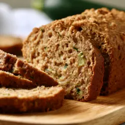 Easy Sourdough Zucchini Bread Recipe card
