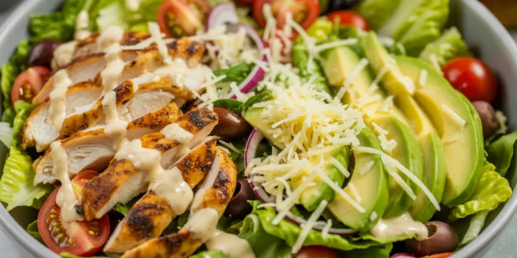 Mega Italian Salad with Olive Garden Dressing 6 Keto Mega Italian Salad