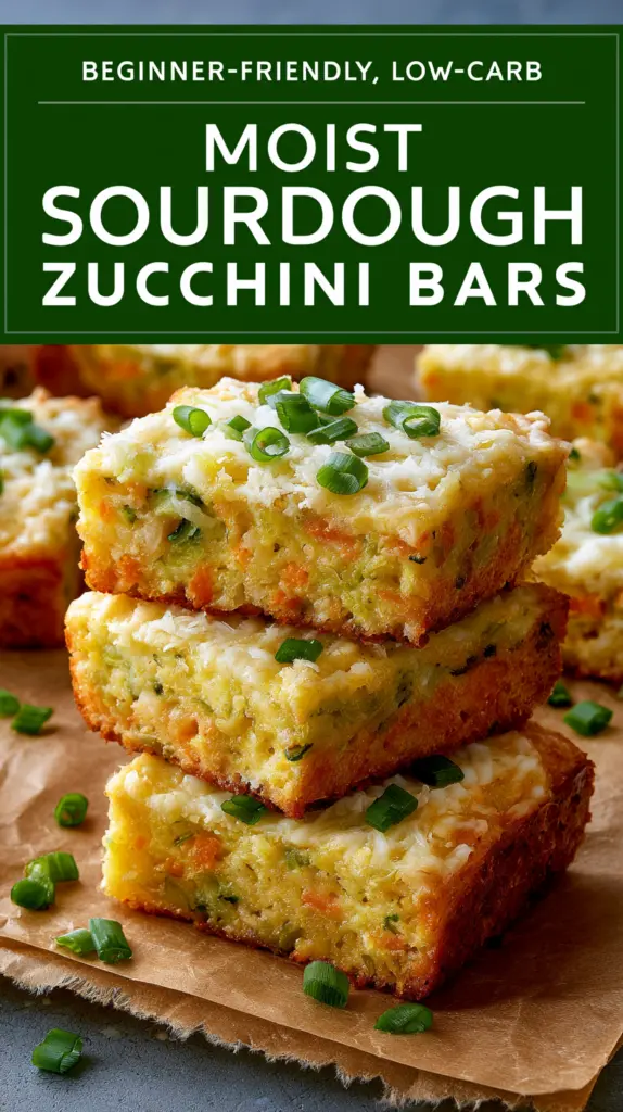 Easy Sourdough Zucchini Bars recipe 8 Low-Carb Zucchini Bars