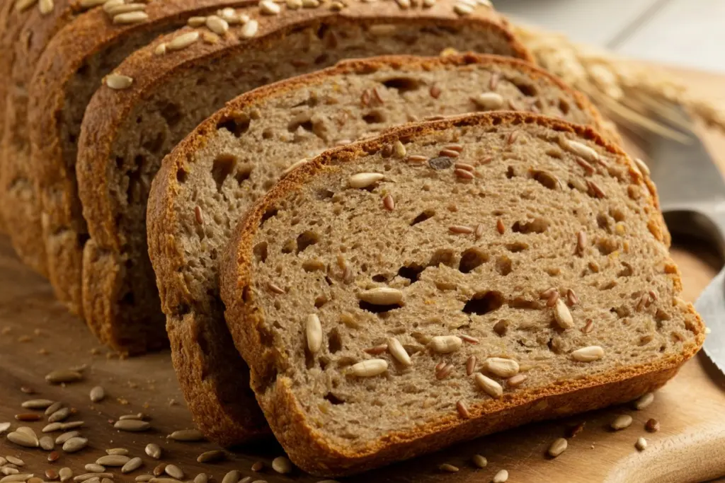 Seeded Whole Wheat Sourdough Bread