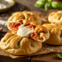 Sourdough Pizza Pockets recipe card