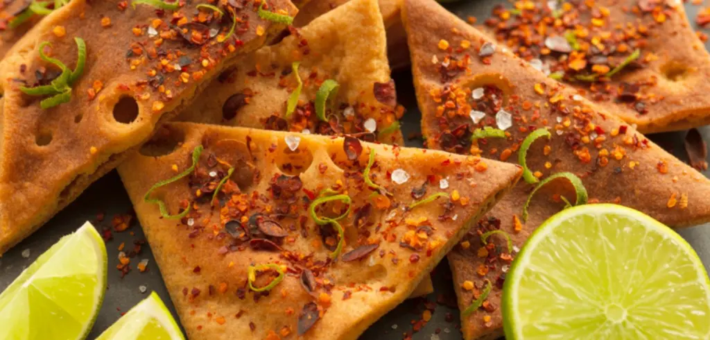 Spicy Chili Lime Pita Chips