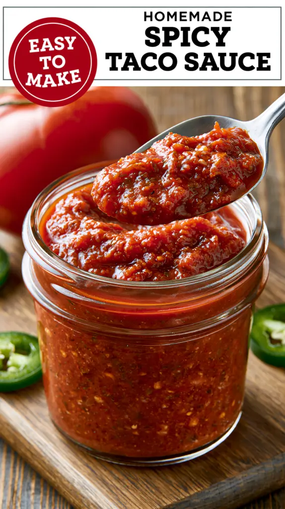 Easy Taco Sauce 5 Spicy Taco Sauce