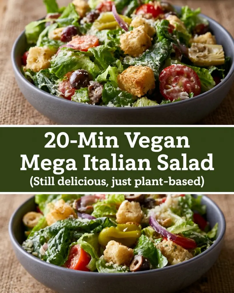 Vegan Italian salad