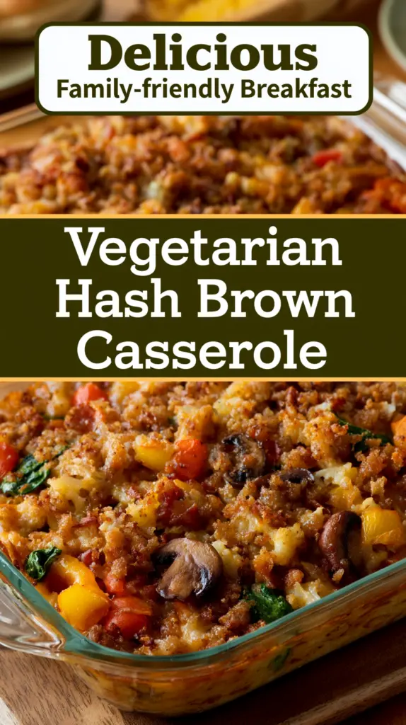 Vegetarian hash brown casserole