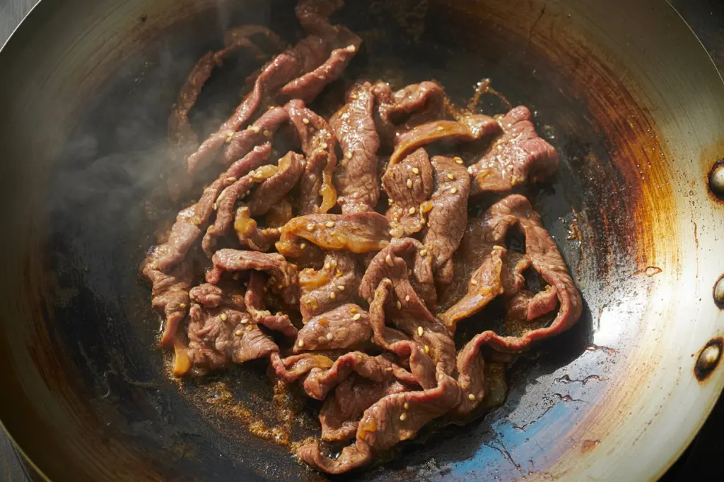Easy Chinese Beef Stir Fry Recipe 4 cooking chinese beef stir fry in wok