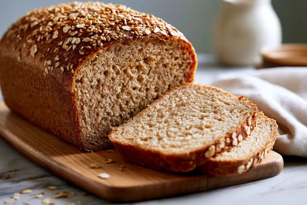 serving sourdough whole wheat sandwich bread