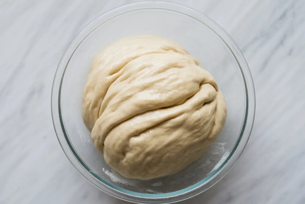 shaping sourdough pizza pockets
