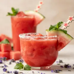 4-Ingredient Frozen Watermelon Lemonade recipe card