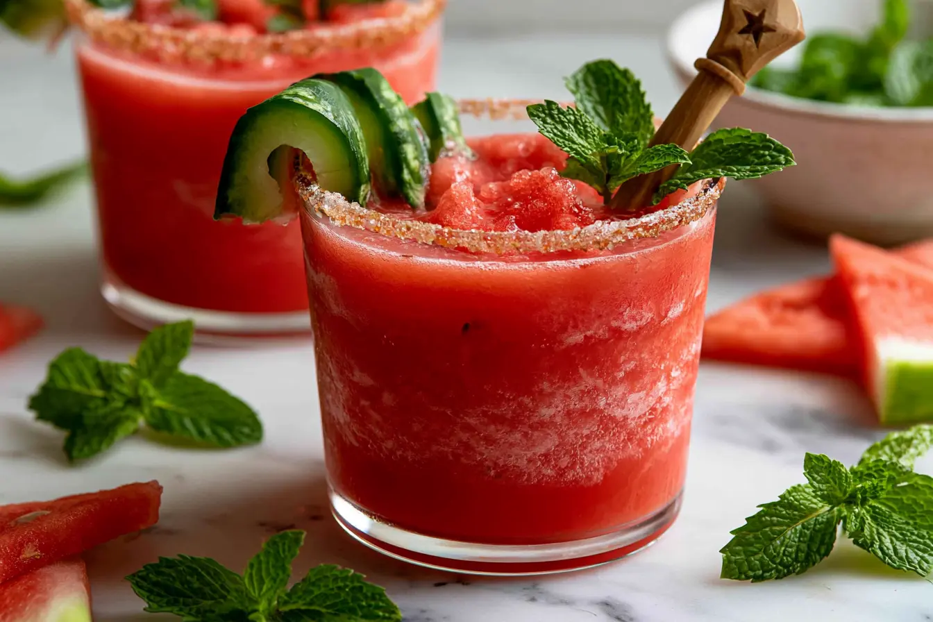 4-Ingredient Frozen Watermelon Lemonade Recipe
