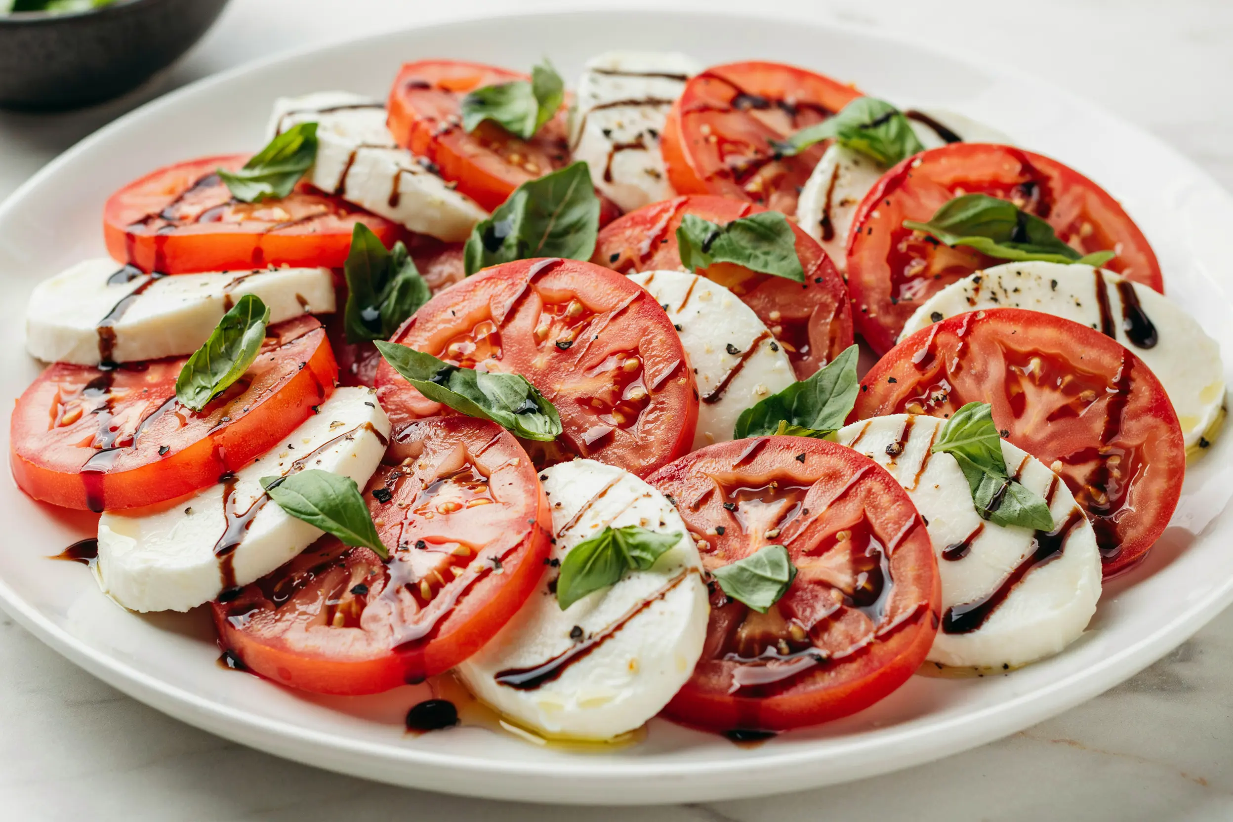 5-Ingredient Fresh Tomato Caprese Salad Recipe