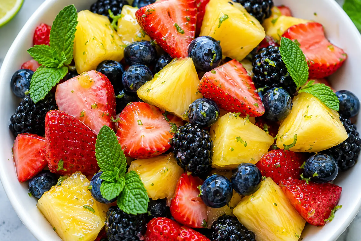 Berry Pineapple Fruit Salad Recipe