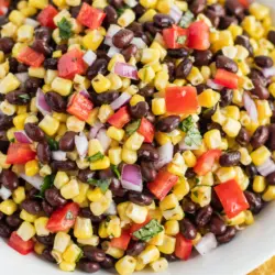 Black Bean Corn Salsa Recipe Card