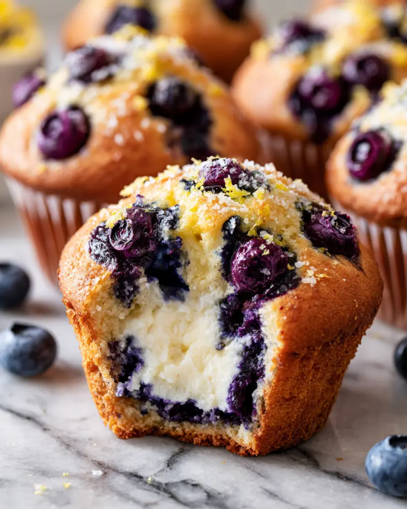 Blueberry Lemon Cream Cheese Muffins Recipe 8 Blueberry Lemon Cream Cheese Muffins