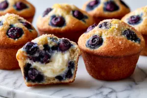 Blueberry Lemon Cream Cheese Muffins Recipe
