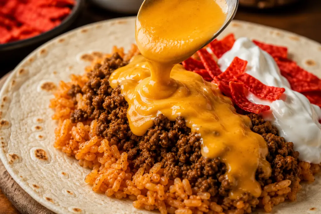 Cheesy Taco Bell Beefy Melt Burrito Copycat Recipe 3 How to make taco bell beefy melt burrito