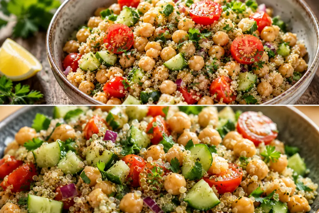 Chickpeas Quinoa Salad
