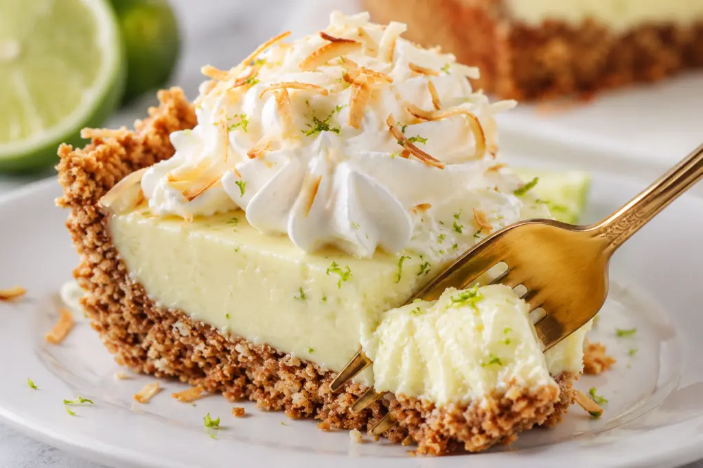 Coconut key lime pie