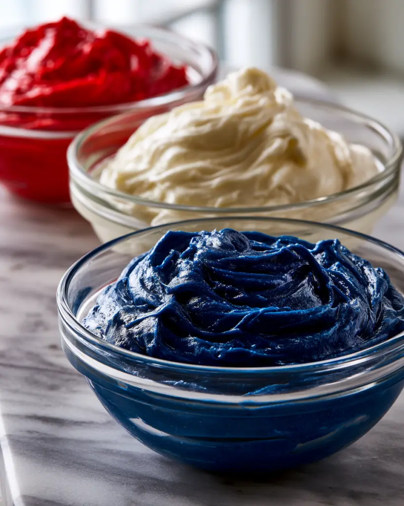 How to Make a Red White and Blue Bundt Cake - 4th of July Cake 5 How to make Creamy Vanilla Frosting