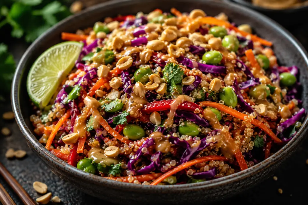 Thai Peanut Quinoa Salad