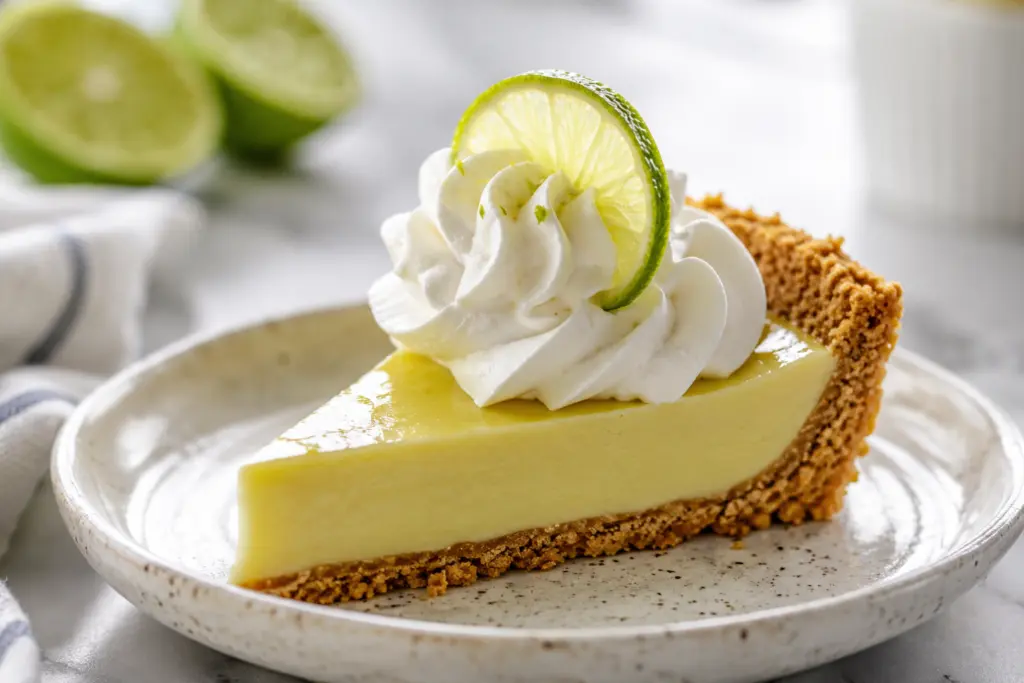 Key Lime Pie Slice Serving 