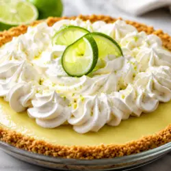 Easy Key Lime Pie recipe card