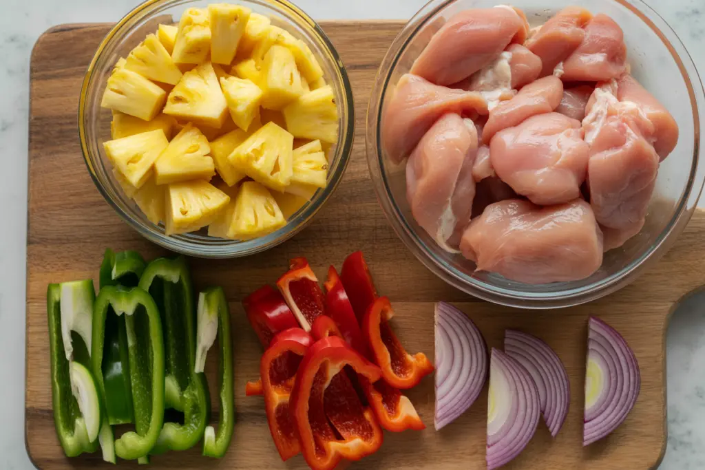 Easy Hawaiian Chicken Recipe 2 Fresh ingredients for Easy Hawaiian chicken