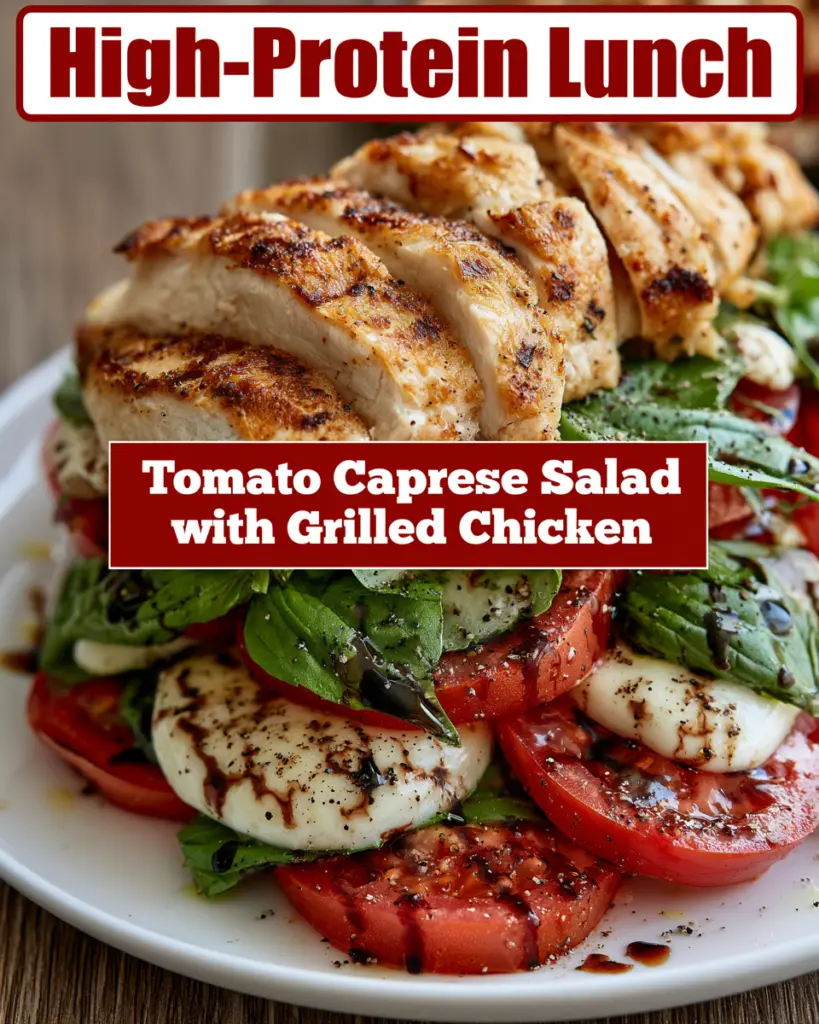 5-Ingredient Fresh Tomato Caprese Salad Recipe 4 Grilled chicken caprese salad with balsamic