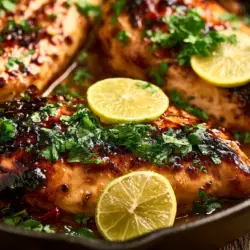 Honey Key Lime Chicken recipe card